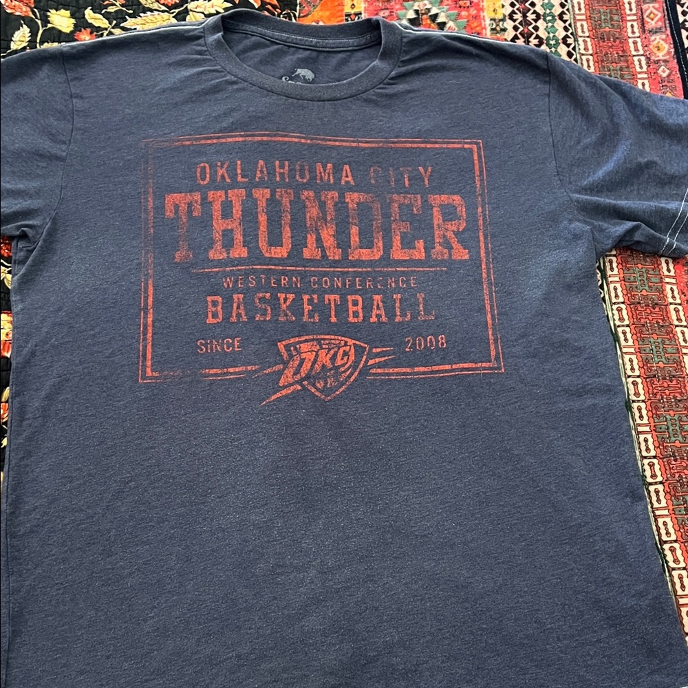 Oklahoma City Thunder Navy T-Shirt